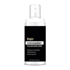 Hair Concealer - Waterproof & Sweat-Proof Powder for Fuller Hair Look - Natural Hairline Enhancer with Long-Lasting Coverage - Instant Hair Thickening Solution