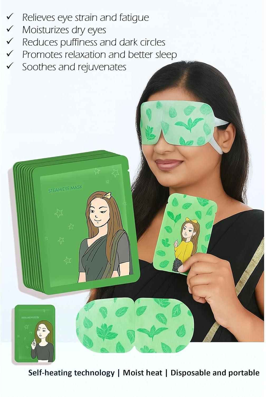 Steam Eye Mask Pack of 2