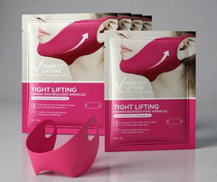 Two packages of 'Perfect Lifting' Tight Lifting skin care product on a gray background