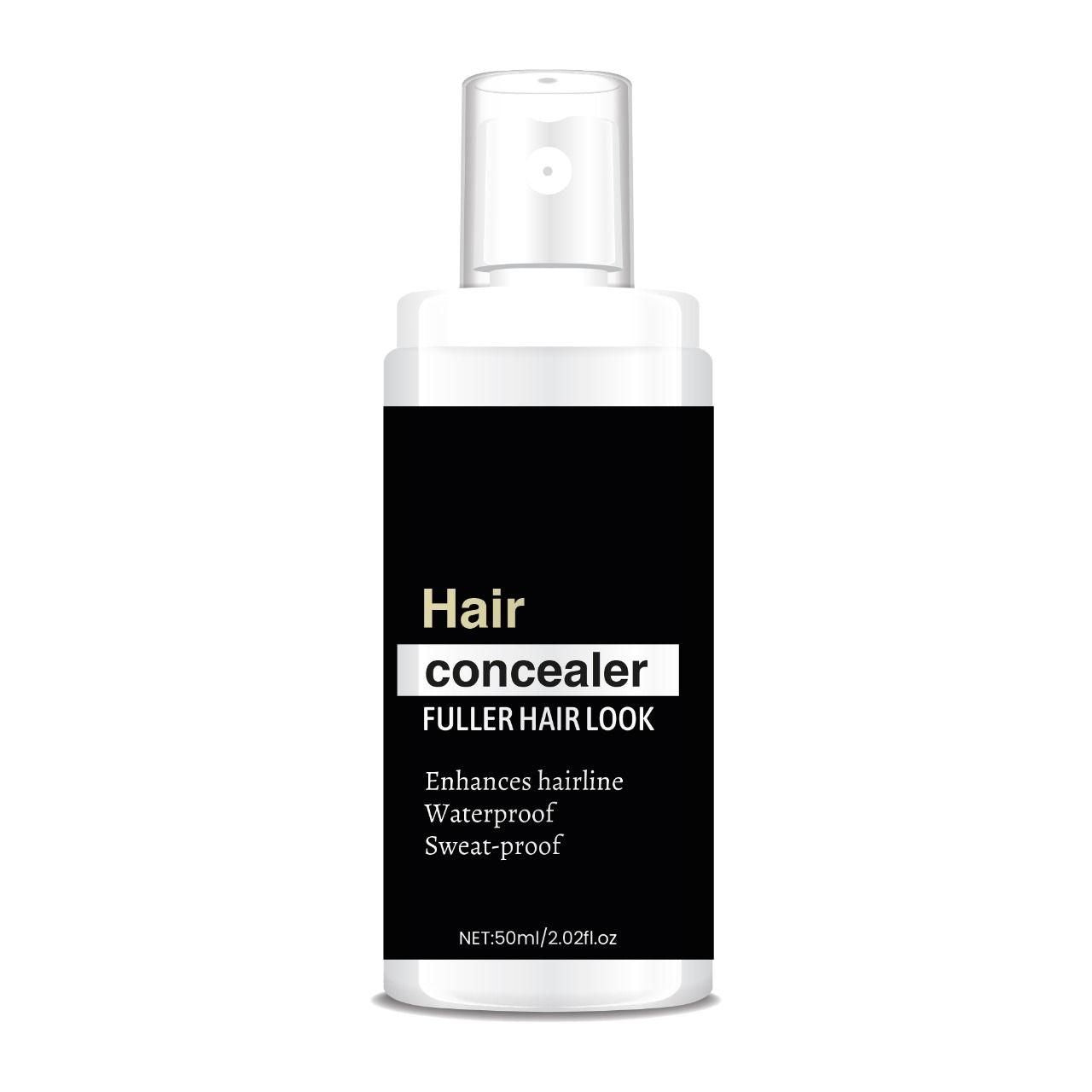 Hair Concealer - Waterproof & Sweat-Proof Powder for Fuller Hair Look - Natural Hairline Enhancer with Long-Lasting Coverage - Instant Hair Thickening Solution
